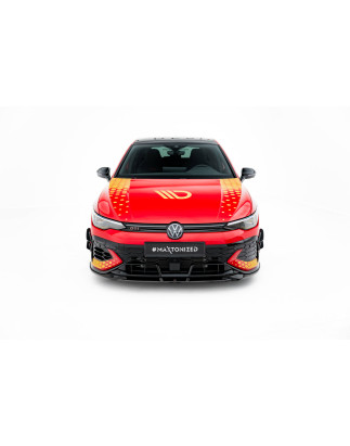 SPLITTER ANTERIORE V.1 Volkswagen Golf GTI Clubsport Mk8 Facelift (Cod. M-VW-GO-8F-GTI-CS-FD1G)