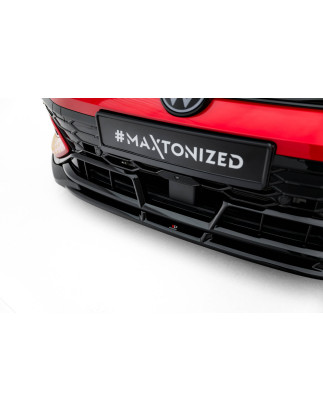 SPLITTER ANTERIORE V.1 Volkswagen Golf GTI Clubsport Mk8 Facelift (Cod. M-VW-GO-8F-GTI-CS-FD1G)