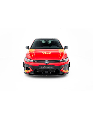 SPLITTER ANTERIORE V.2 Volkswagen Golf GTI Clubsport Mk8 Facelift (Cod. M-VW-GO-8F-GTI-CS-FD2G)