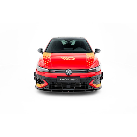 SPLITTER ANTERIORE V.2 Volkswagen Golf GTI Clubsport Mk8 Facelift (Cod. M-VW-GO-8F-GTI-CS-FD2G)