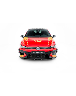 SPLITTER ANTERIORE V.3 Volkswagen Golf GTI Clubsport Mk8 Facelift (Cod. M-VW-GO-8F-GTI-CS-FD3G)