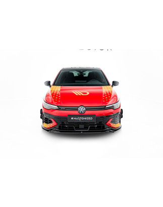SPLITTER ANTERIORE V.4 Volkswagen Golf GTI Clubsport Mk8 Facelift (Cod. M-VW-GO-8F-GTI-CS-FD4G)