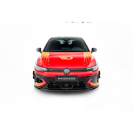 SPLITTER ANTERIORE V.4 Volkswagen Golf GTI Clubsport Mk8 Facelift (Cod. M-VW-GO-8F-GTI-CS-FD4G)