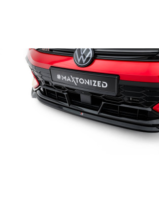 SPLITTER ANTERIORE V.4 Volkswagen Golf GTI Clubsport Mk8 Facelift (Cod. M-VW-GO-8F-GTI-CS-FD4G)