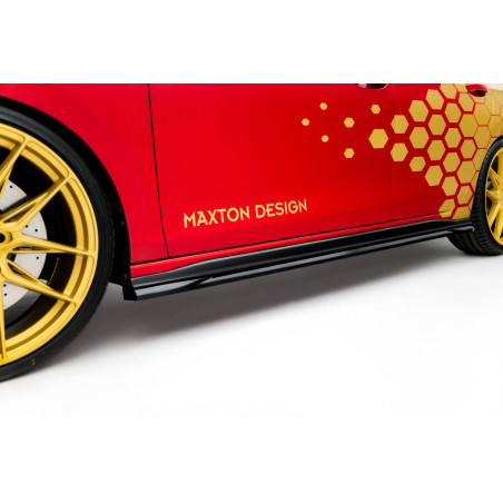 Diffusori minigonne V.1 Volkswagen Golf GTI Clubsport Mk8 Facelift (Cod. M-VW-GO-8F-GTI-CS-SD1G)