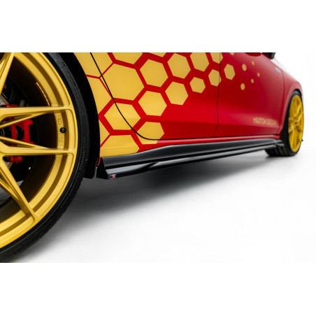 Diffusori minigonne V.1 Volkswagen Golf GTI Clubsport Mk8 Facelift (Cod. M-VW-GO-8F-GTI-CS-SD1G)