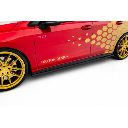Diffusori minigonne V.2 Volkswagen Golf GTI Clubsport Mk8 Facelift (Cod. M-VW-GO-8F-GTI-CS-SD2G)