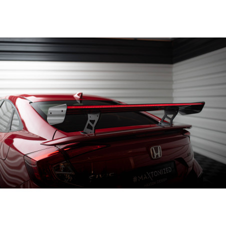 Spoiler in carbonio  + LED Honda Civic SI Mk10 (Cod. M-CF-HO-CI-10-SI-WING5-INT-245-P+LED)