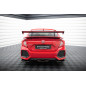 Spoiler in carbonio con supporto superiore + LED Honda Civic SI Mk10 (Cod. M-CF-HO-CI-10-SI-WING5-UP