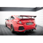 Spoiler in carbonio con supporto superiore + LED Honda Civic SI Mk10 (Cod. M-CF-HO-CI-10-SI-WING5-UP