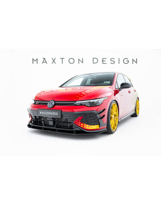 SPLITTER ANTERIORE street pro Volkswagen Golf GTI Clubsport Mk8 Facelift (Cod. M-VWGO8FGTICSCNC-FD1B