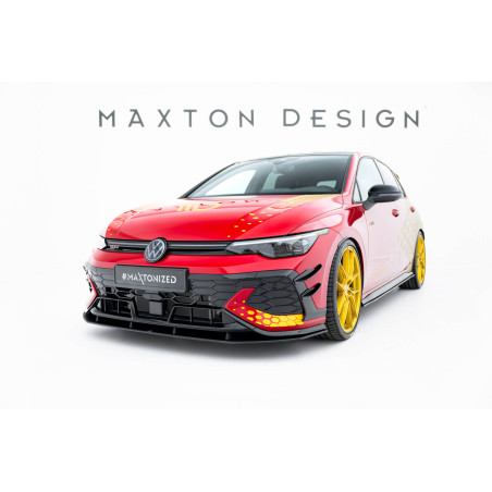 SPLITTER ANTERIORE street pro Volkswagen Golf GTI Clubsport Mk8 Facelift (Cod. M-VWGO8FGTICSCNC-FD1B
