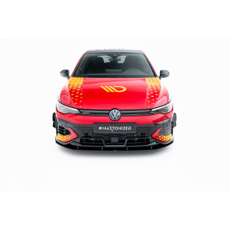 SPLITTER ANTERIORE street pro Volkswagen Golf GTI Clubsport Mk8 Facelift (Cod. M-VWGO8FGTICSCNC-FD1B
