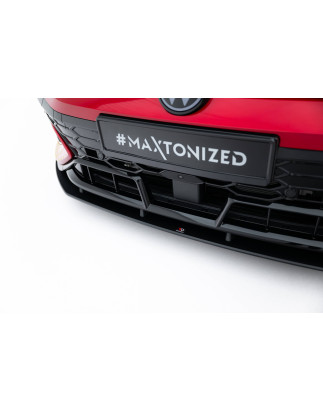 SPLITTER ANTERIORE street pro Volkswagen Golf GTI Clubsport Mk8 Facelift (Cod. M-VWGO8FGTICSCNC-FD1B