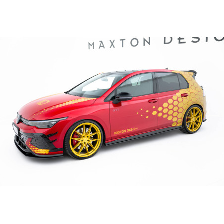 Diffusori minigonne street pro Volkswagen Golf GTI Clubsport Mk8 Facelift (Cod. M-VWGO8GTICNC-SD1BRB