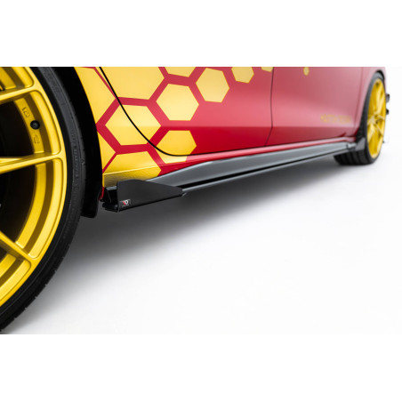 Diffusori minigonne street pro + Flaps Volkswagen Golf GTI Clubsport Mk8 Facelift (Cod. M-VWGO8GTICN