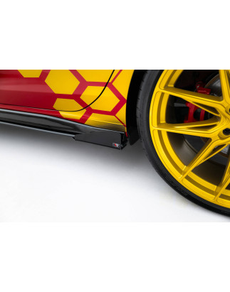 Diffusori minigonne street pro + Flaps Volkswagen Golf GTI Clubsport Mk8 Facelift (Cod. M-VWGO8GTICN