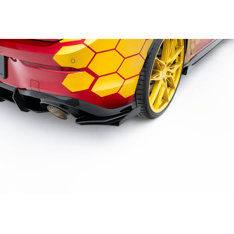 Splitters posteriori laterali Street Pro + Flaps Volkswagen Golf GTI Clubsport Mk8 Facelift (Cod. M-