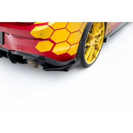 Splitters posteriori laterali Street Pro + Flaps Volkswagen Golf GTI Clubsport Mk8 Facelift (Cod. M-