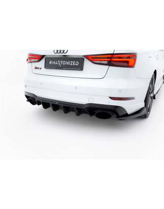 Sottoparaurti posteriore V.2 Audi RS3 berlina 8V Facelift (Cod. M-AU-RS3-8VF-S-RS2G)