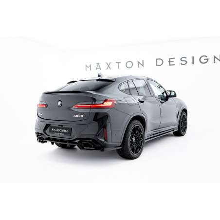 Splitter posteriore (con barre verticali) V.2 BMW X4 M-Pack G02 Facelift (Cod. M-BM-X4-02F-MPACK-RD2