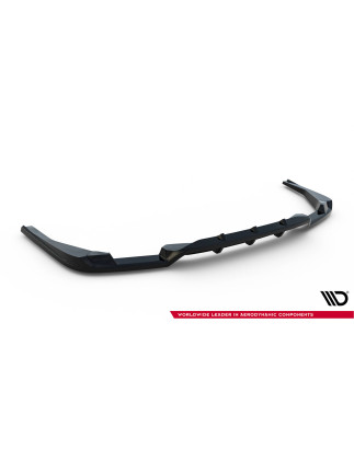 Splitter posteriore (con barre verticali) V.2 BMW X4 M-Pack G02 Facelift (Cod. M-BM-X4-02F-MPACK-RD2