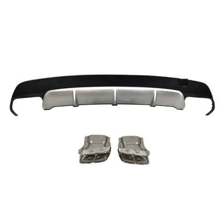 Diffusore Posteriore Mercedes CLA W117 2013-2018 4P/SW Look A45 (Cod. E-TCM0210)