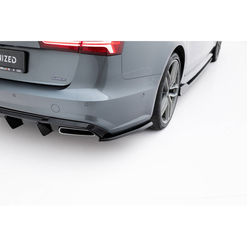 Splitters posteriori laterali V.3 Audi S6 / A6 S-Line / A6 C7 FL  (Cod. M-AU-A6-C7F-SLINE-RSD1G)