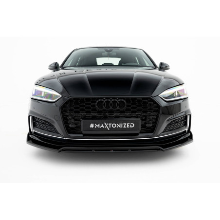 SPLITTER ANTERIORE Audi S5 / A5 S-Line Coupe / Sportback F5 (Cod. M-AU-S5-2-FD1G+FD1RG)