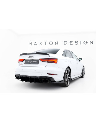 DIFFUSORE POSTERIORE street pro V.2 Audi RS3 berlina 8V Facelift (Cod. M-AURS38VFSCNC-RS2B)