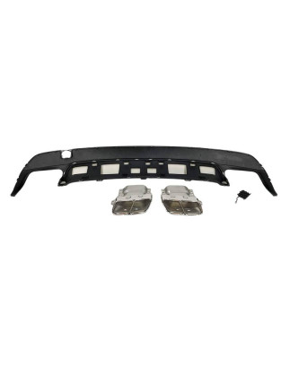 Diffusore Posteriore Mercedes CLA W117 2013-2018 4P/SW Look A45 (Cod. E-TCM0210)