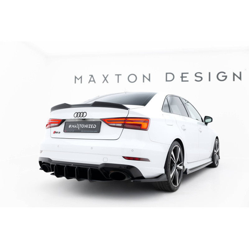 DIFFUSORE POSTERIORE street pro V.2 Audi RS3 berlina 8V Facelift (Cod. M-AURS38VFSCNC-RS2B+BRBI)