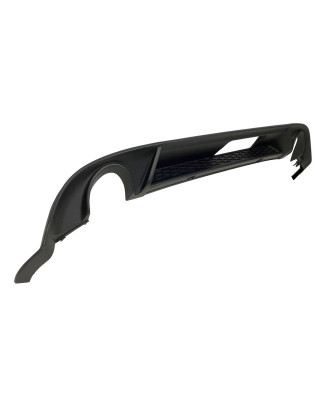 Diffusore Posteriore Volkswagen Golf 7.5 look GTI 2 Scarico (Cod. E-TCW6011)