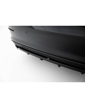 Splitter posteriore (con barre verticali) Audi A3 berlina 8Y (Cod. M-AU-A3-8Y-S-RD1G+RD2G)