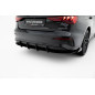 DIFFUSORE POSTERIORE street pro + Flaps Audi A3 berlina 8Y (Cod. M-AUA38YSCNC-RS1B+RSF1G)