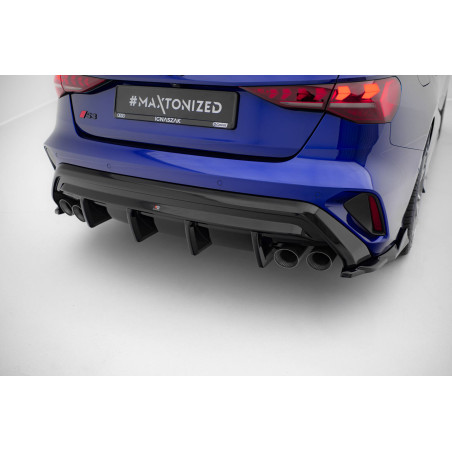 Sottoparaurti posteriore Audi S3 berlina 8Y Facelift (Cod. M-AU-S3-8YF-S-RS1G-SOO_OO)