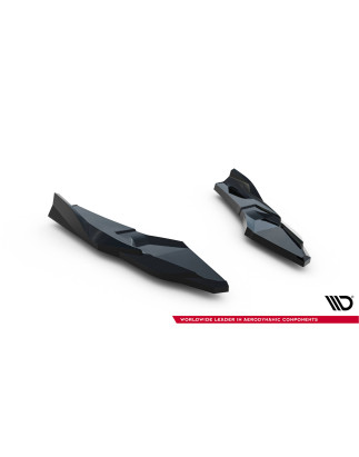 Splitters posteriori laterali V.4 Audi S3 berlina 8Y Facelift (Cod. M-AU-S3-8YF-S-RSD4G)