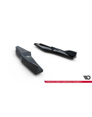 Splitters posteriori laterali V.4 Audi S3 berlina 8Y Facelift (Cod. M-AU-S3-8YF-S-RSD4G)