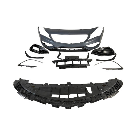 Paraurti Anteriore Mercedes W117 16-18 4P / SW Look AMG A45 (Cod. E-TCM0197)