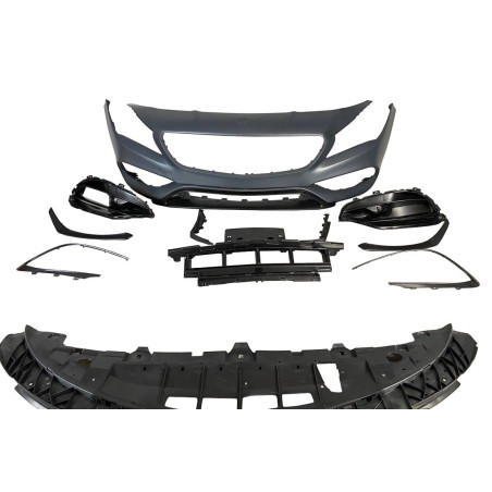 Paraurti Anteriore Mercedes W117 16-18 4P / SW Look AMG A45 (Cod. E-TCM0197)
