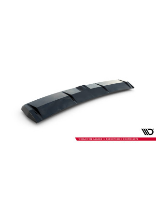 Splitter centrale posteriore (con barre verticali) Hyundai Elantra N Mk7 (Cod. M-HY-EL-7-N-RD1G+RD2G
