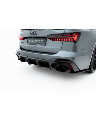 Diffusore posteriore in fibra di carbonio Audi RS6 C8 / C8 Facelift (version without towbar) (Cod. 