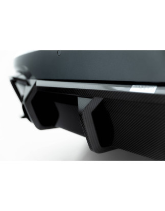  Diffusore posteriore in fibra di carbonio Audi RS6 C8 / C8 Facelift (version without towbar) (Cod. 