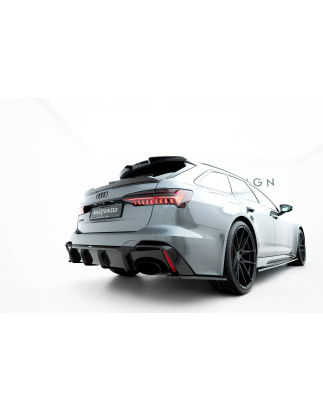  Diffusore posteriore in fibra di carbonio Audi RS6 C8 / C8 Facelift (version without towbar) (Cod. 