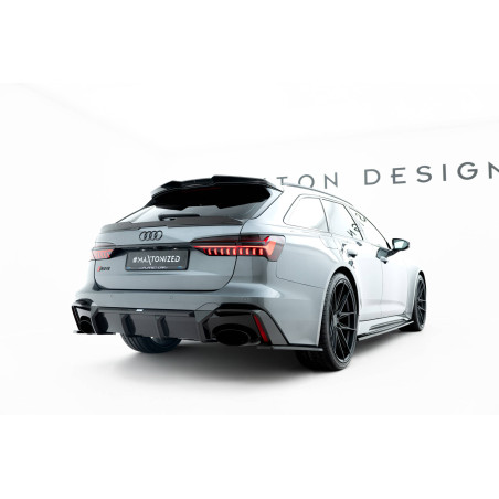  Splitters posteriori laterali in fibra di carbonio Audi RS6 C8 / C8 Facelift (Cod. M-CF-AU-RS6-C8-R