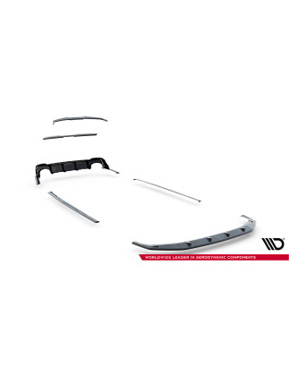 Splitters set in carbonio Audi RS6 C8 / C8 Facelift (Cod. M-CF-AU-RS6-C8-SET)