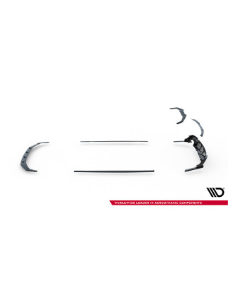 Splitters set in carbonio Audi RS6 C8 / C8 Facelift (Cod. M-CF-AU-RS6-C8-SET)