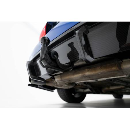  Diffusore posteriore in fibra di carbonio Audi RS6 C8  (version with towbar) (Cod. M-CF-AU-RS6-C8-R