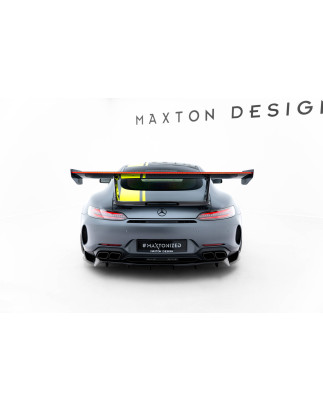 Carbon Spoiler + LED Mercedes-AMG GTR C190 Facelift (Cod. M-CF-ME-AMG-GTR-1F-WING4-245-P+LED)