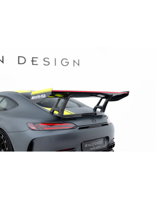Carbon Spoiler + LED Mercedes-AMG GTR C190 Facelift (Cod. M-CF-ME-AMG-GTR-1F-WING4-245-P+LED)